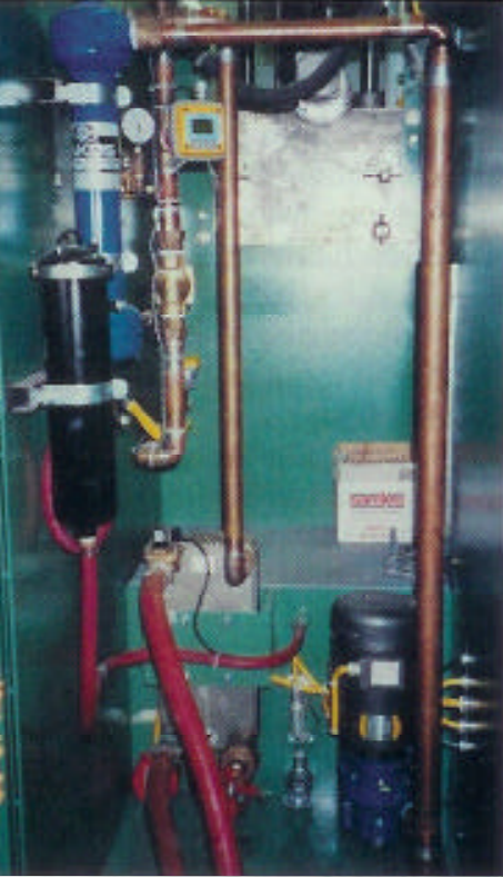 Fig4 Quenchant filtration with separator and bypass bag filter to remove scale