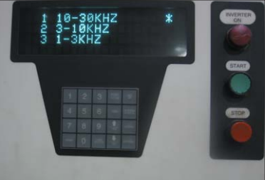 Power Source Panel Frequency Display
