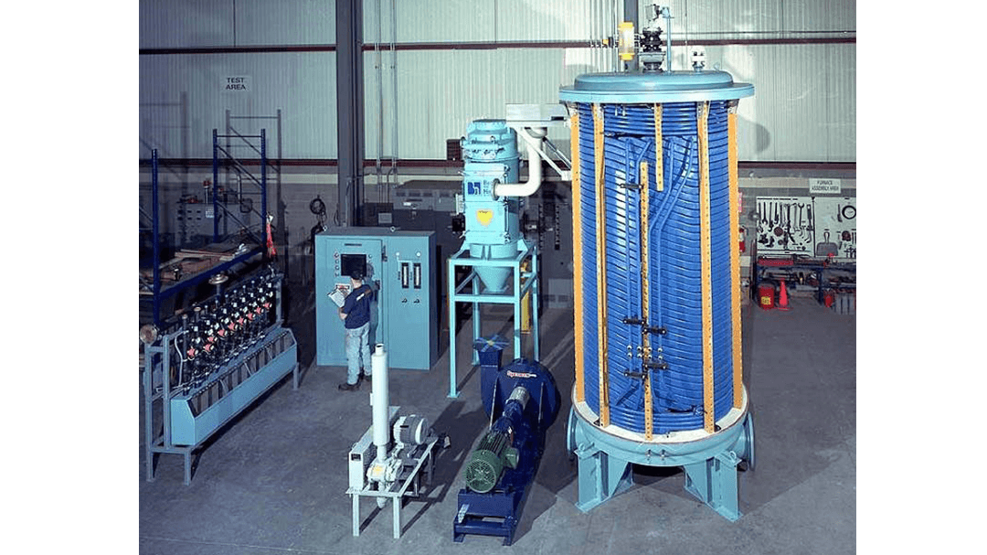 Vacuum Atmosphere Control Susceptor Graphite single coil full system