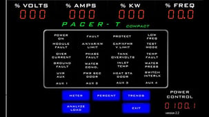 PacerT Compact HMI Screen