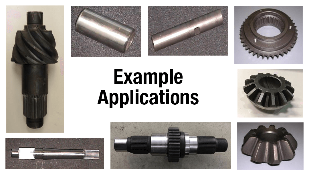 Heat Treat Intensive Quench example parts