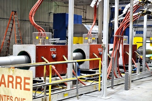 Ajax TOCCO Supplies Induction Heater For FBE Coating System At L.B. Foster