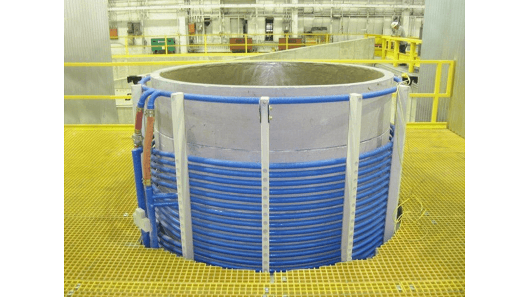 Vacuum Atmosphere Control Susceptor Graphite heating coil