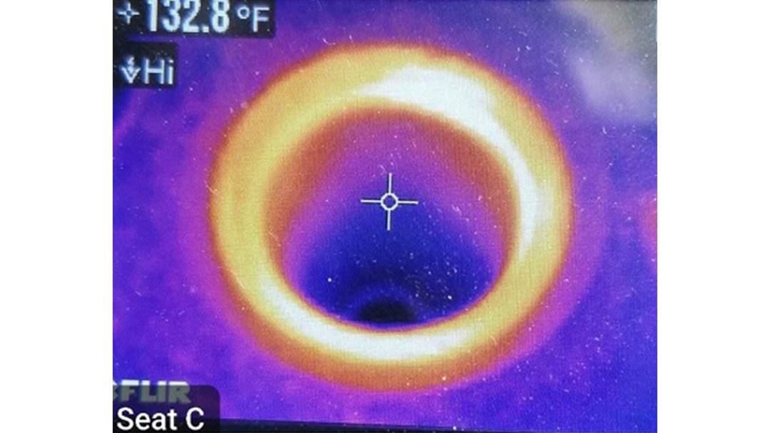 ValveSeat Selective Heating Thermal Image